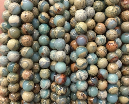 Impression Jasper Beads 4mm 6mm 8mm 10mm 12mm 14mm 15''