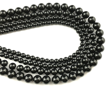 Black Onyx Beads Natural Gemstone Beads 4mm 6mm 8mm 10mm 12mm 14mm