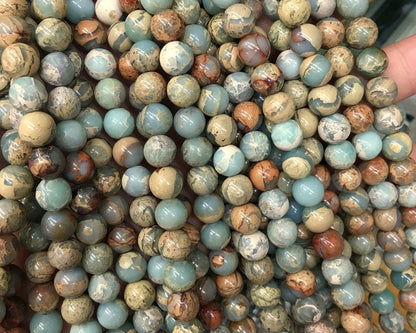 Impression Jasper Beads 4mm 6mm 8mm 10mm 12mm 14mm 15''