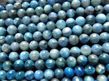 Blue Kyanite Stone Beads 6mm 8mm 10mm 15''