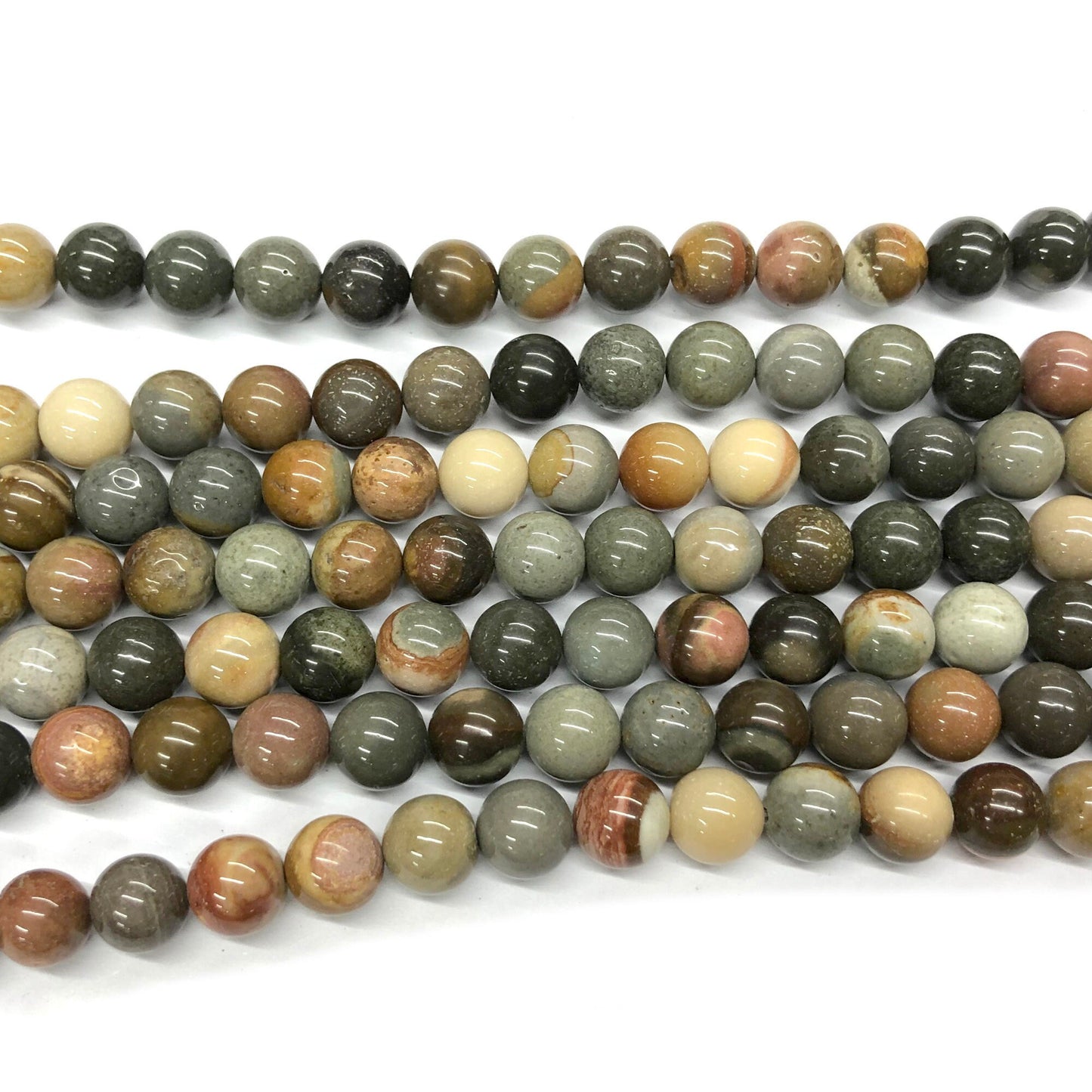 Ocean Jasper Beads 4mm 6mm 8mm 10mm 12mm 15''