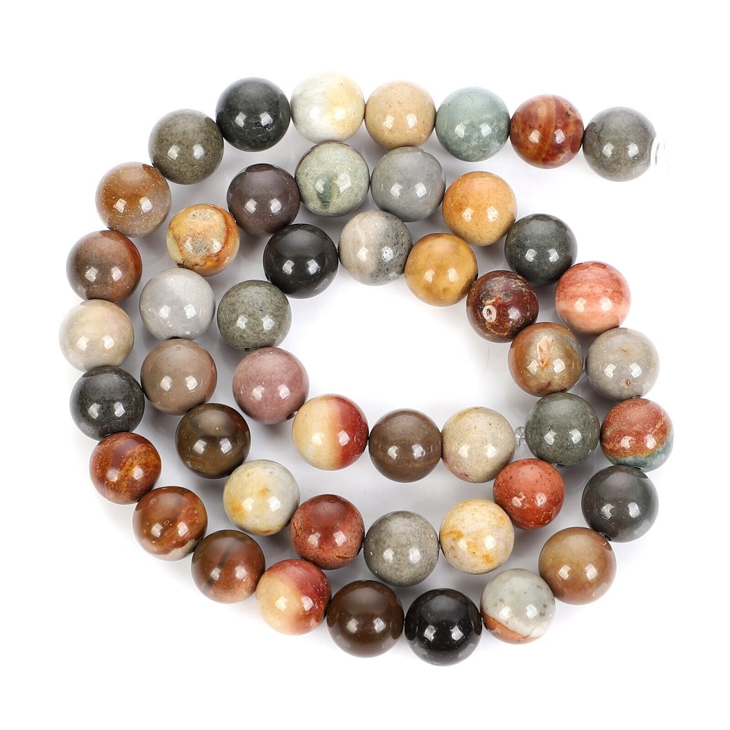 Ocean Jasper Beads 4mm 6mm 8mm 10mm 12mm 15''