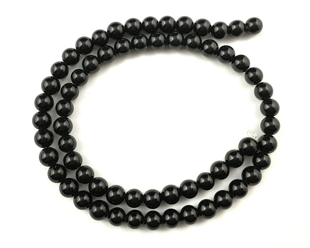 Black Onyx Beads Natural Gemstone Beads 4mm 6mm 8mm 10mm 12mm 14mm